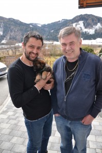 Bernhard Teischl mit seiner Nala von der Siegerstrasse