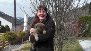 Elke Kronjek mit ihren Nanu von der Siegerstrasse
